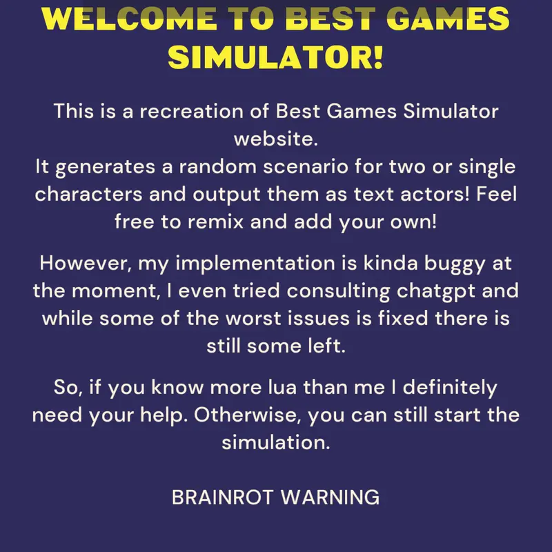 Game by @ArasBerkayX