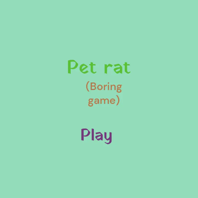 Game by @Jonoriginal