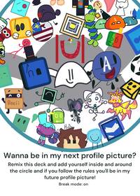 Wanna be in my next profile picture?
