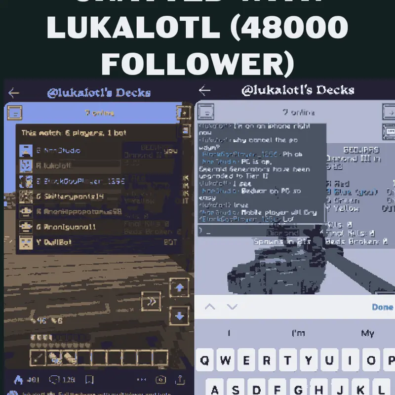 I’m so lucky when chatting with Lukalotl by @NamStudio