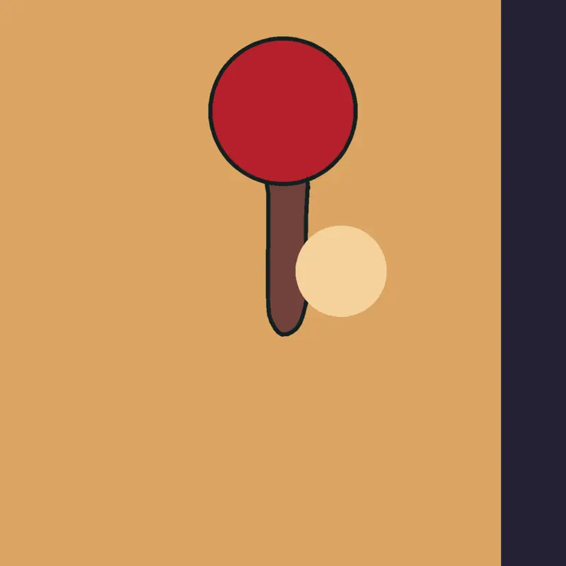 Ping-pong thing by @Pakkun_Chan
