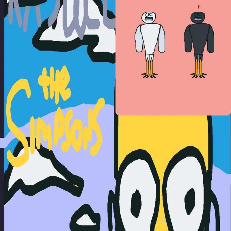 The Simpsons rag doll by @MrChickenGuy