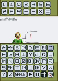 Fixed+Remake baldi 2.1 speech keyboard...