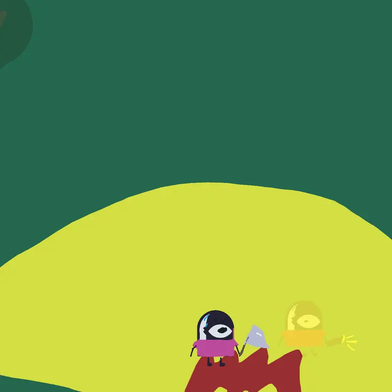 Hide from the monster! by @spinguy656