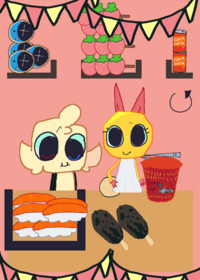 goob Eating witH scrap Lol goob don't like...