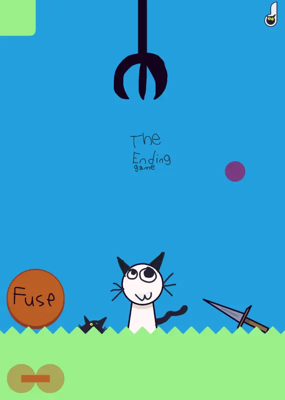 The ending game (cat) by @Allycat2021
