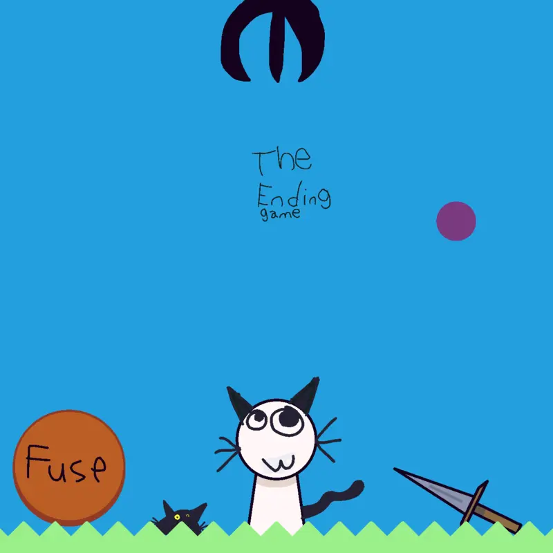 The ending game (cat) by @Allycat2021