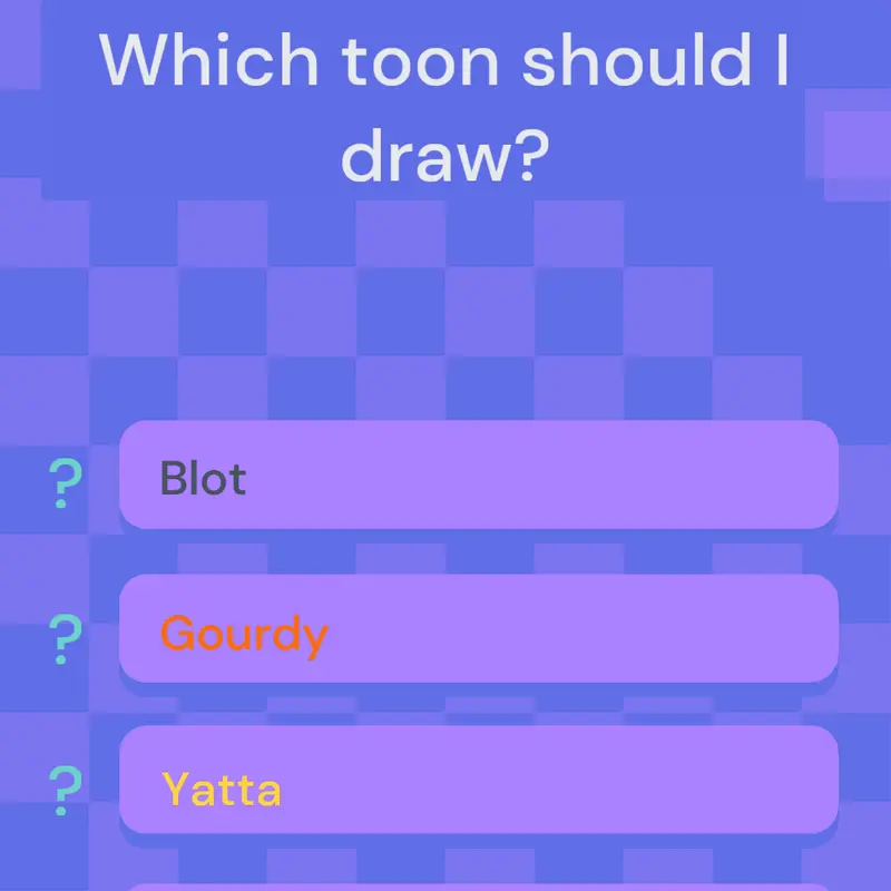 Who should a draw? by @mochi_me