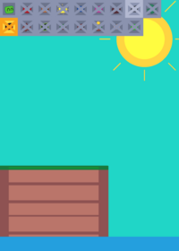 A cube-merge game