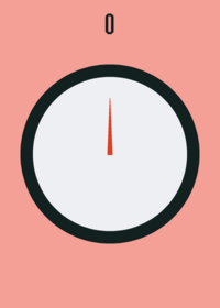 second hand only clock test