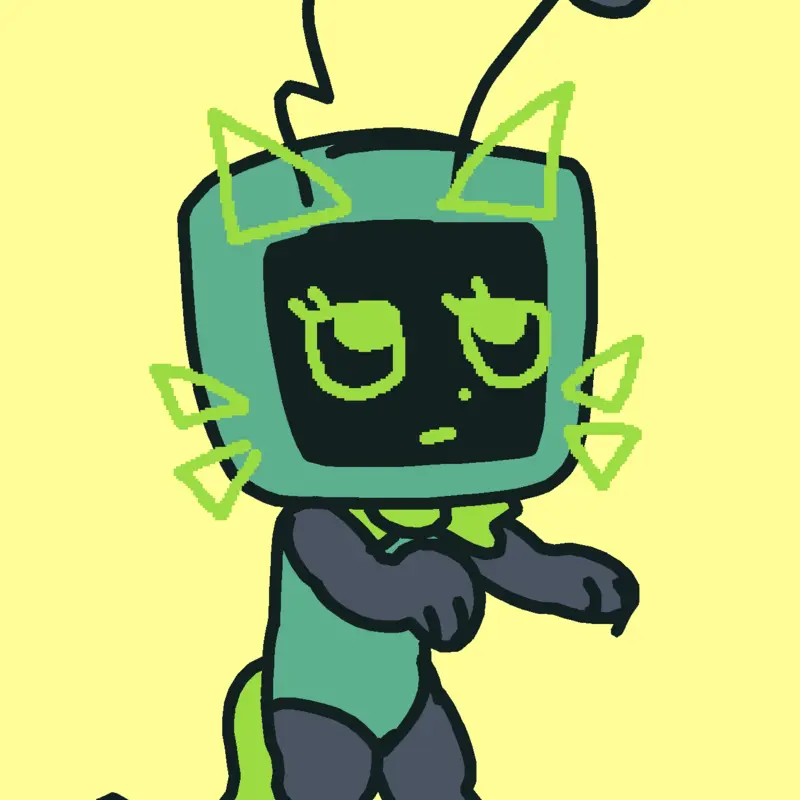 kitty vee🔋📺 by @SillyDoodlr