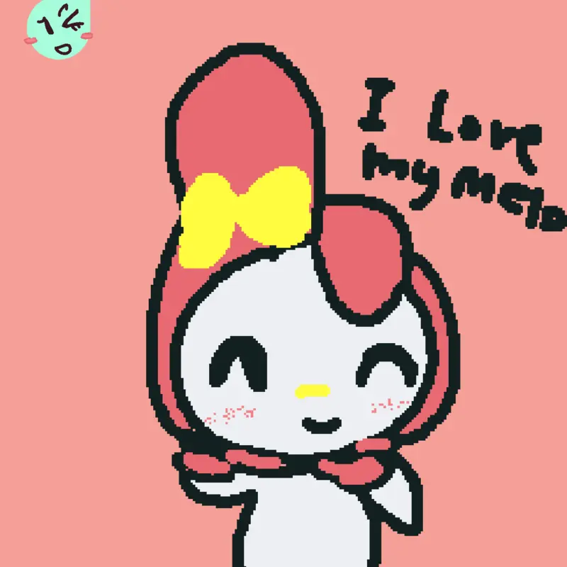 I love my melody 🩷!!!! by @Pinkisprunkicute