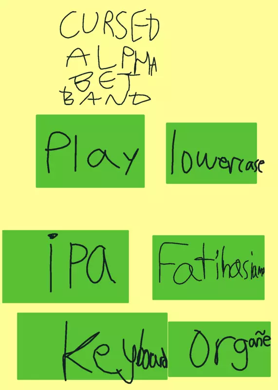Not Ruined, Cursed Alphabet by @OlabodeA2026isjuniored