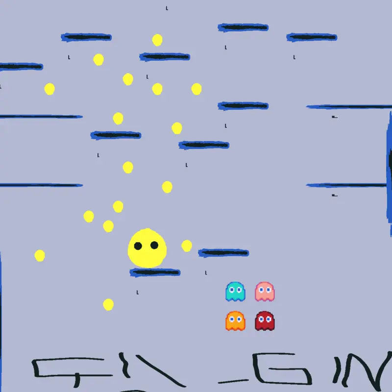 PAC MAN by @silindi