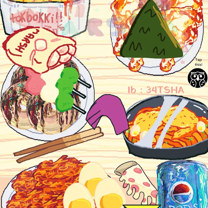 Eating food by @WuYifan