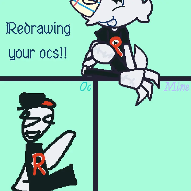 Redrawing your ocs! 2 by @SamiraAdan