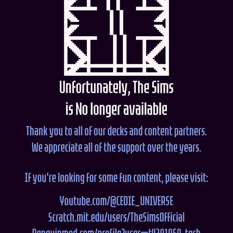 Game by @The_Sims_is_no_longer