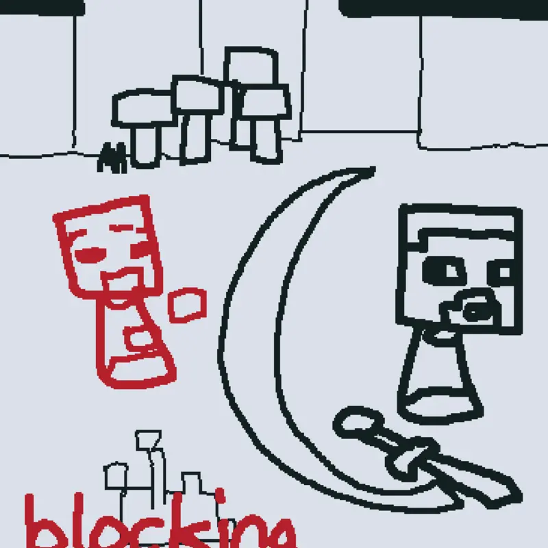 Blocking On The Fight by @CyanThePenny