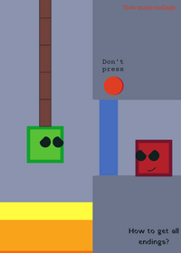 Lava cube ending
