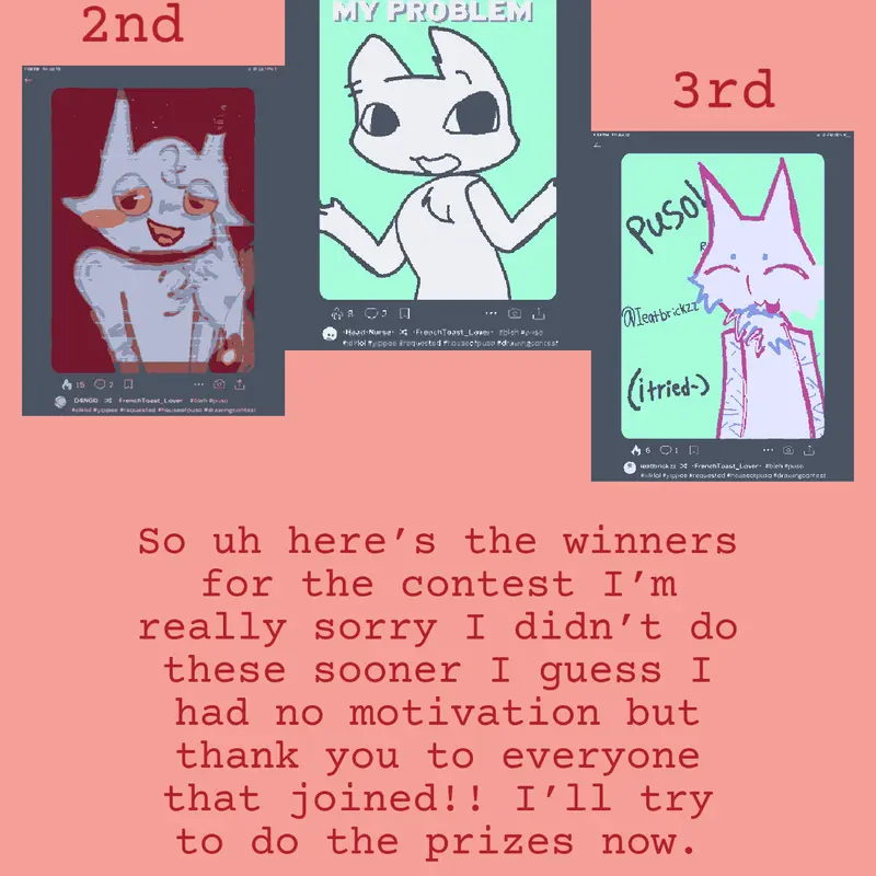 The winners! by @-FrenchToast_Lover-