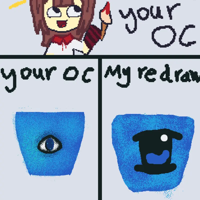 Healing oc redraw by @young_gold
