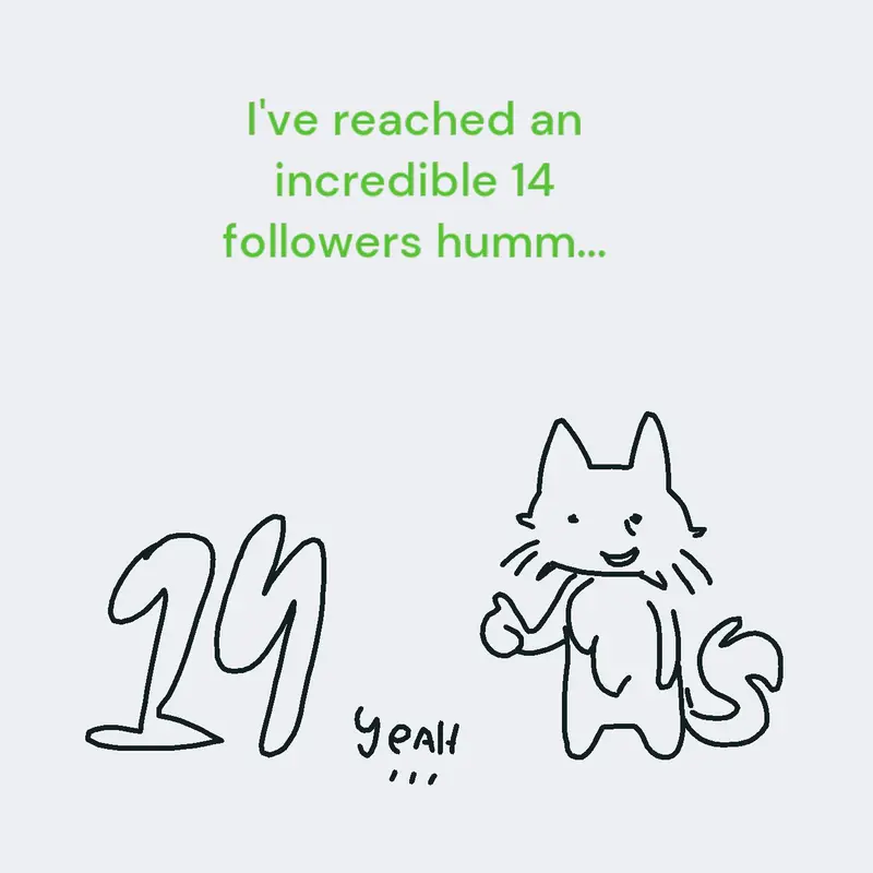 special for 14 followers by @smoke_cat