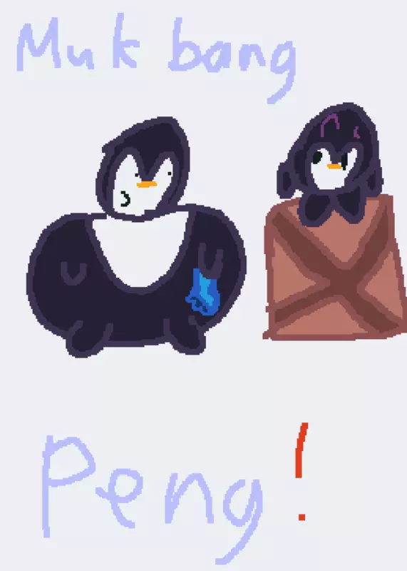 Mukbang penguin🐧 by @pengs_stuff