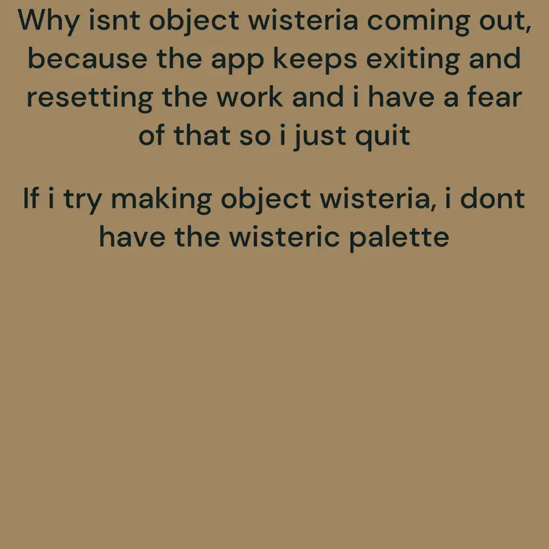 OBJECTWISTERIA IS CANCELLED by @Orangey_randomstuff