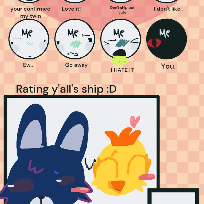 I LOVE THIS SHIP,SO MUCH!!! by @fanfnaf_123