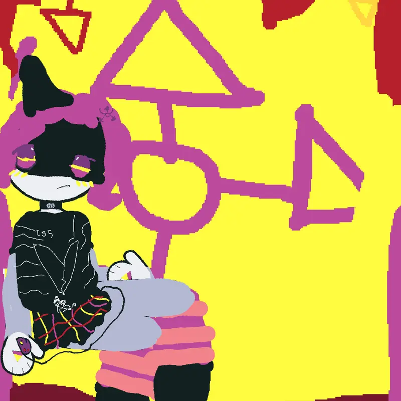 I made I custom sweater for uzi by @haaaaaaw