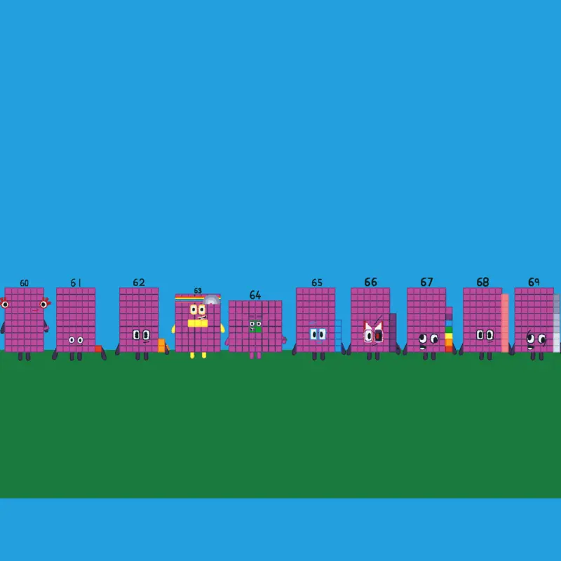 Numberblocks sandbox by @Just_a_Monika