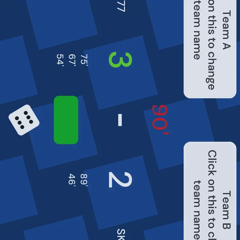 football match simulator! (unrealistic) by @cbxxs