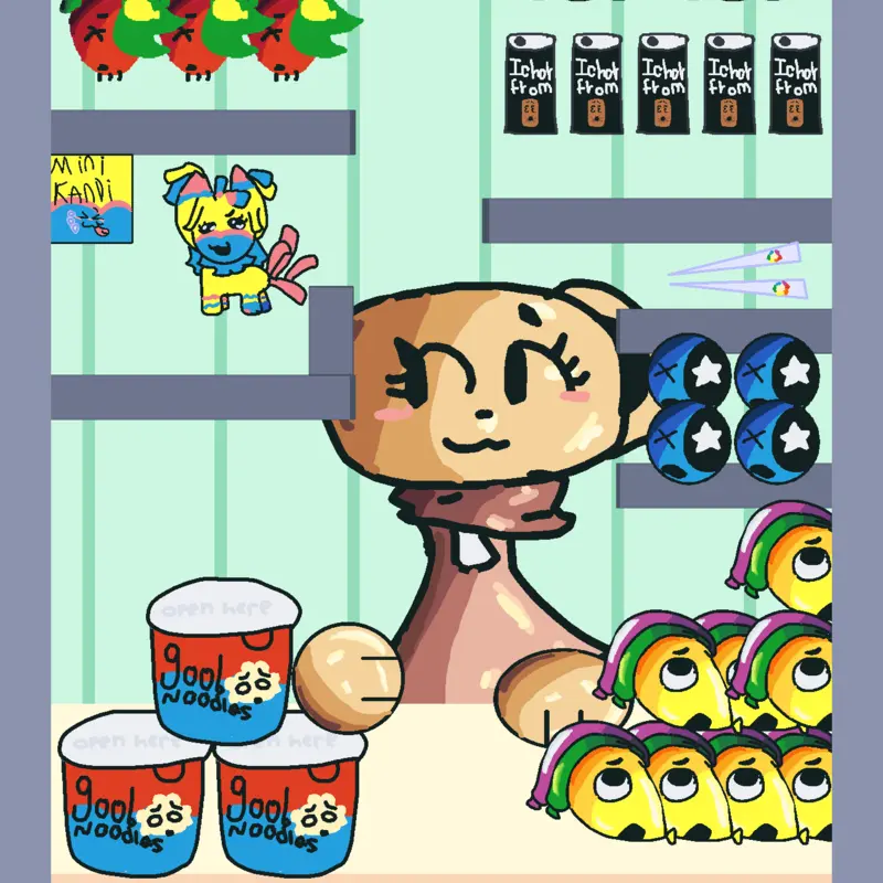 Idk mukbang by @foxyyyy_fnaf