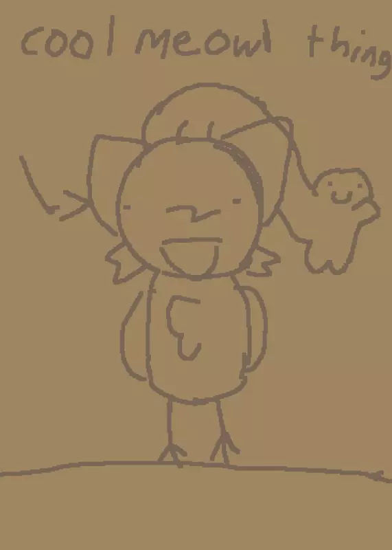 Cool meowl thing yeh by @sillygray