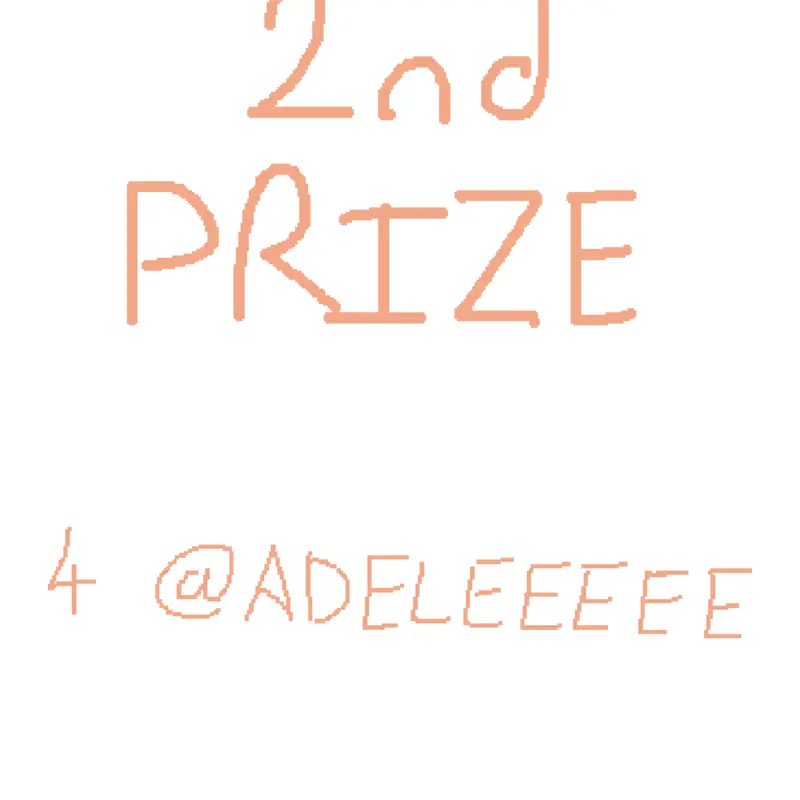 2nd prize 4 @ADELEEEEE wow by @_Zutoiri