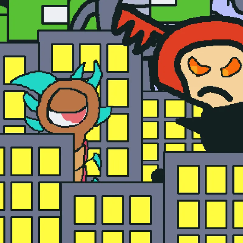Monster vs monster by @FrostZerts