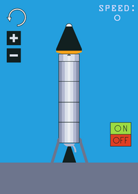 Castle space flight simulator