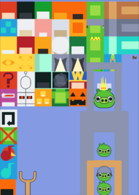 Angry birds but modded big button