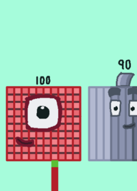 Kinda accurate Numberblocks.