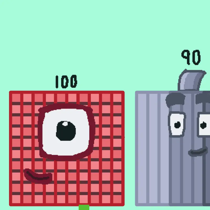 Kinda accurate Numberblocks. by @Kepler-452_Official