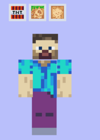 #Minecraft Steve radgoll