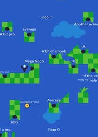 A really long bottle flip game