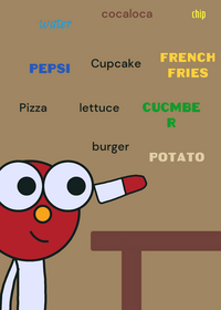 Eating elmo