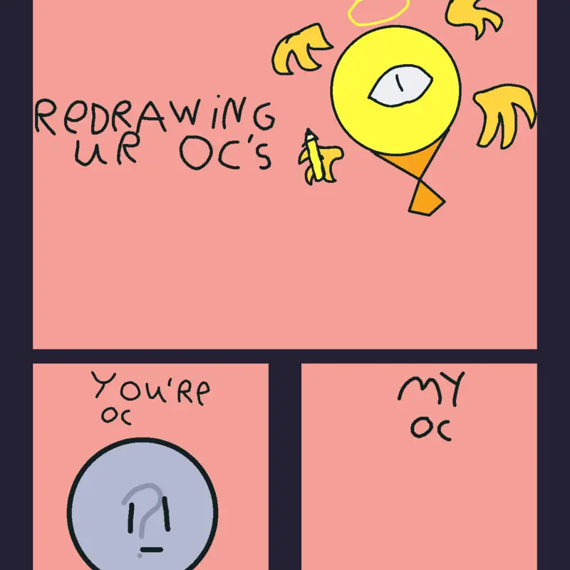 Redrawing ur ocs by @RollyOlly2025