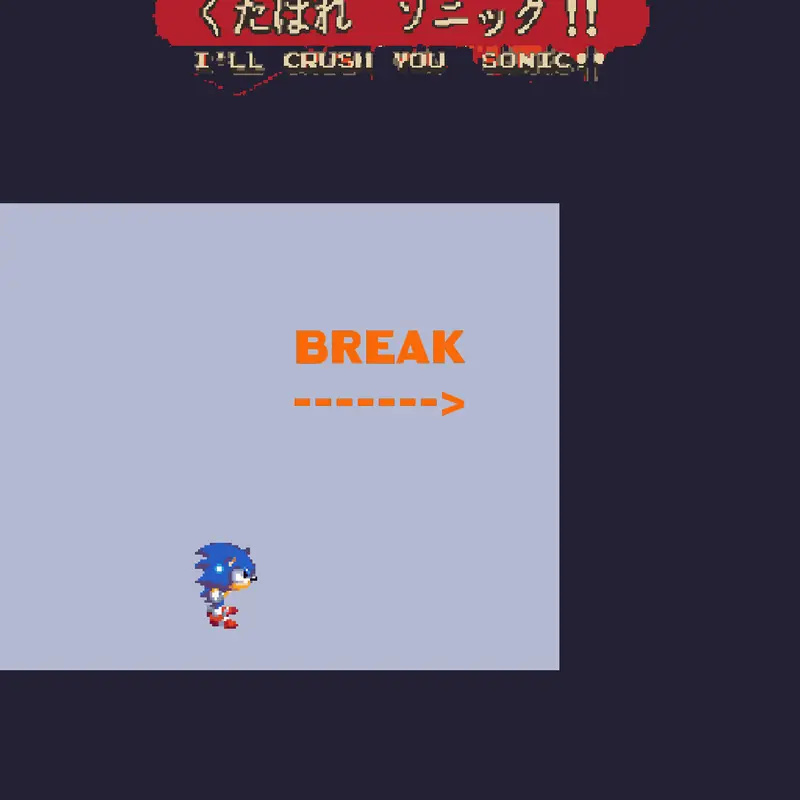 Sega sonic arcade test by @KurtPhillip