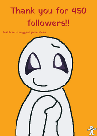 THANK YOU FOR 450 FOLLOWERS!!