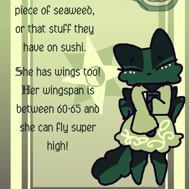 Nori the sushi..cat..girl..thing. by @Pipletz_OG