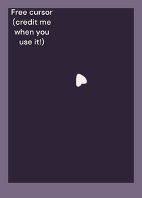 Free cursor #cute
