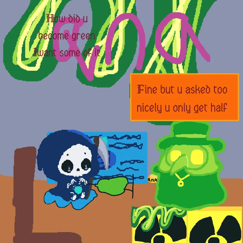 Green by @plagueboi