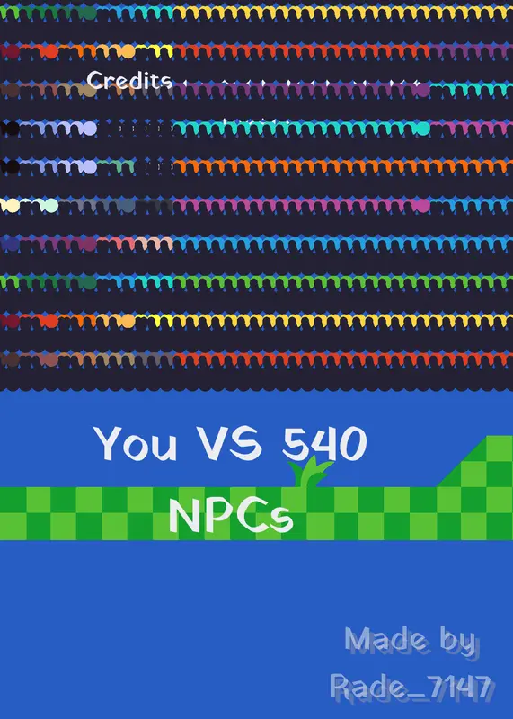 Tu vs 540 npc's by @DOSnomercy